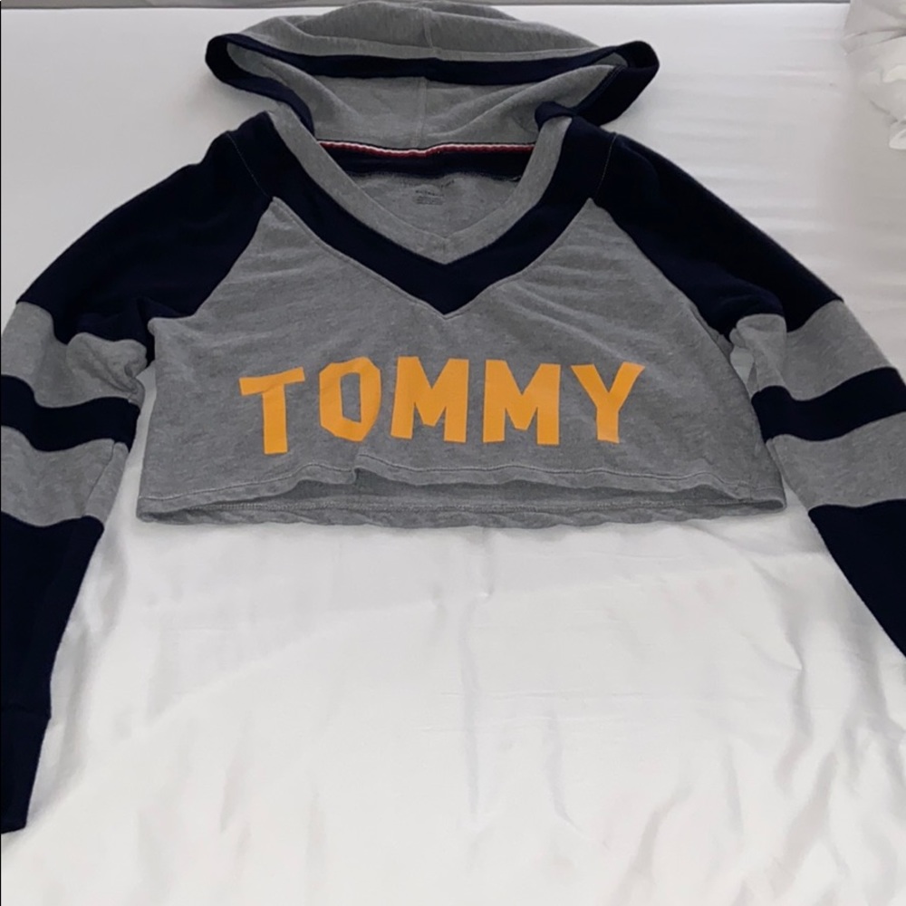 Cropped Tommy Hilfiger Long Sleeve Hoodie